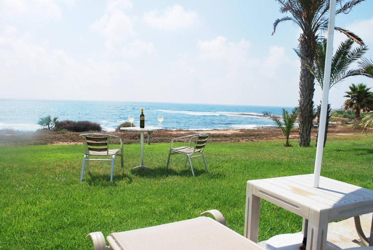 Sea Front Villa, Heated Private Pool, Amazing Location Paphos 323 Kissonerga Buitenkant foto