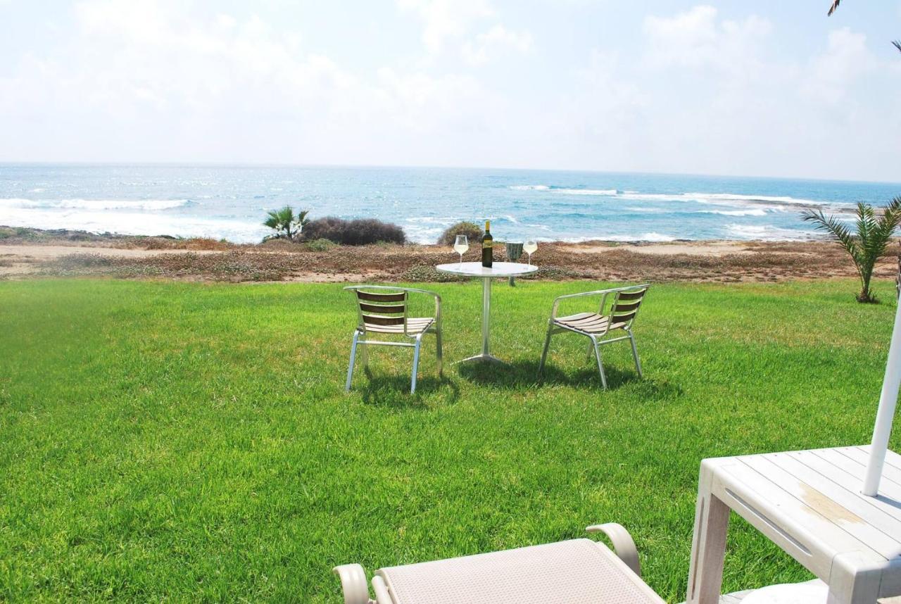 Sea Front Villa, Heated Private Pool, Amazing Location Paphos 323 Kissonerga Buitenkant foto