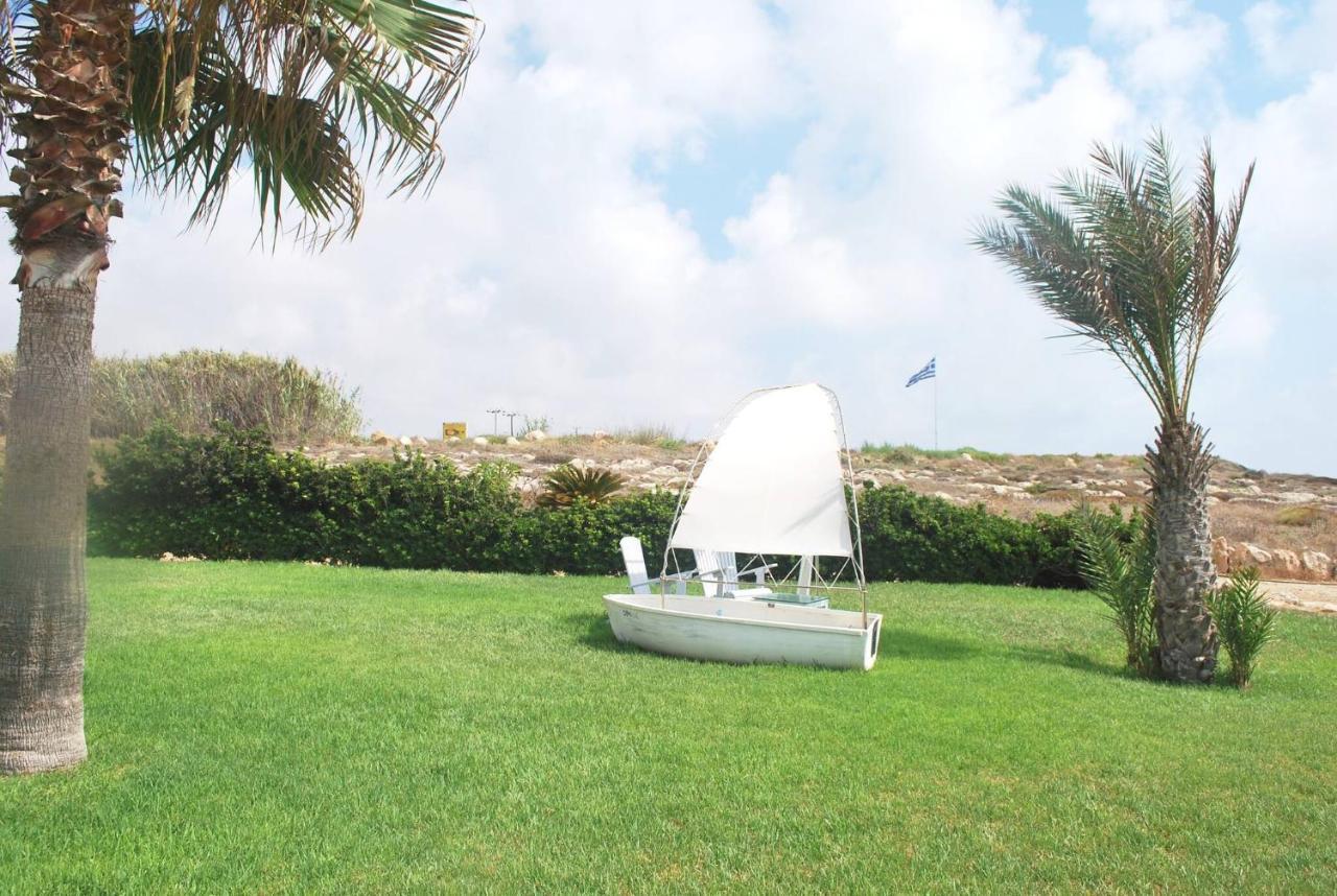 Sea Front Villa, Heated Private Pool, Amazing Location Paphos 323 Kissonerga Buitenkant foto