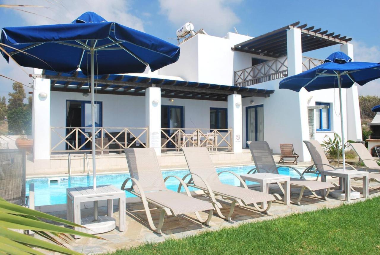 Sea Front Villa, Heated Private Pool, Amazing Location Paphos 323 Kissonerga Buitenkant foto