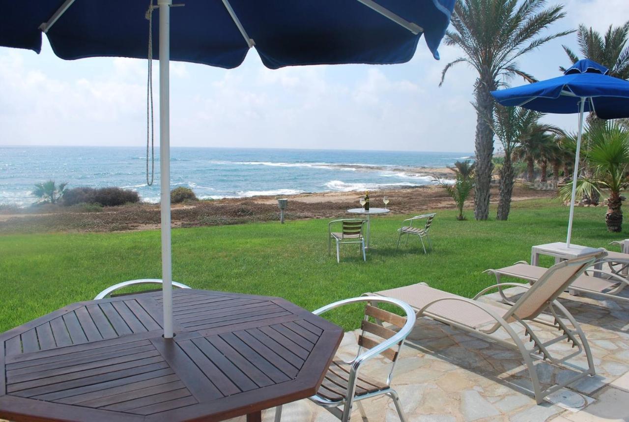 Sea Front Villa, Heated Private Pool, Amazing Location Paphos 323 Kissonerga Buitenkant foto