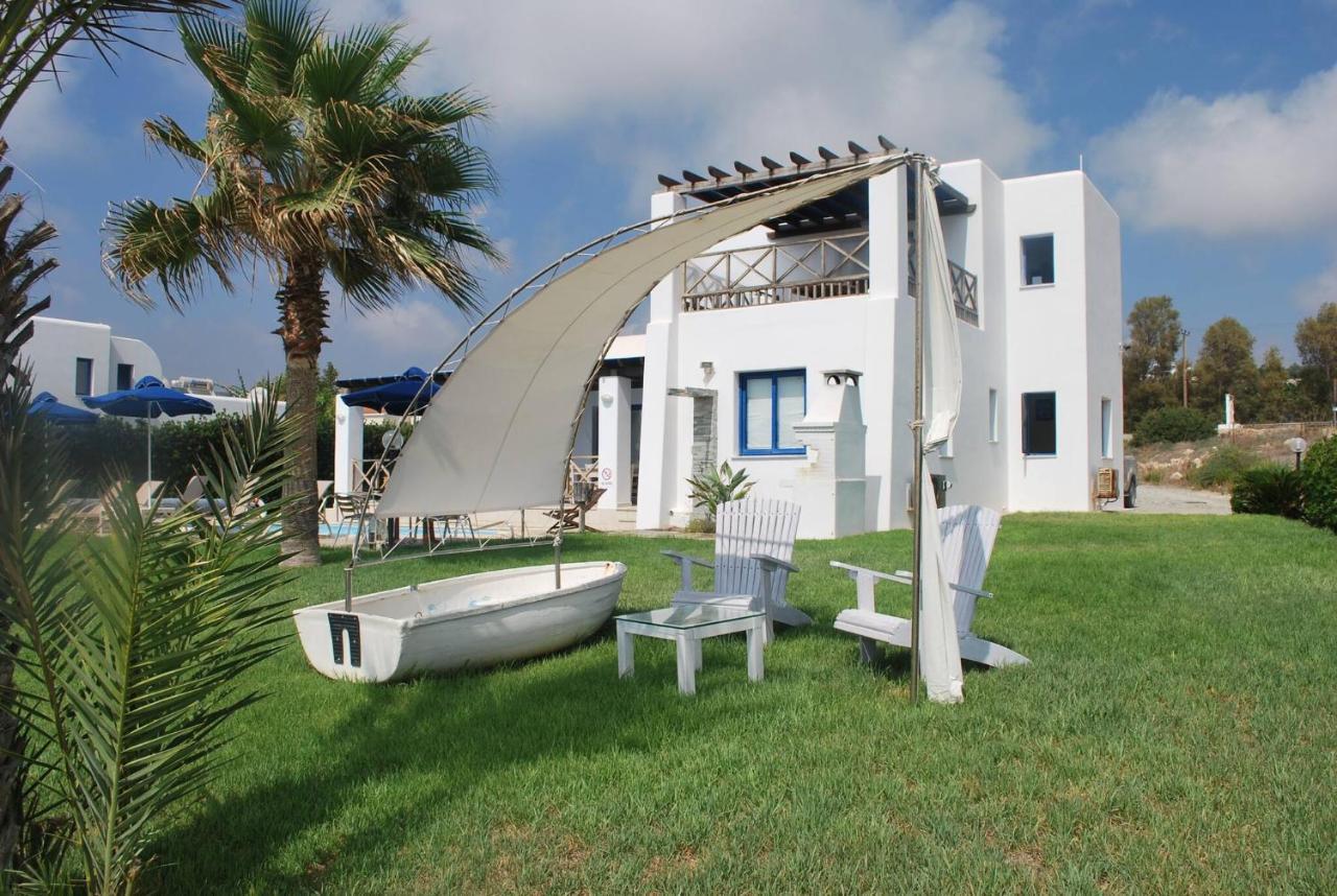 Sea Front Villa, Heated Private Pool, Amazing Location Paphos 323 Kissonerga Buitenkant foto