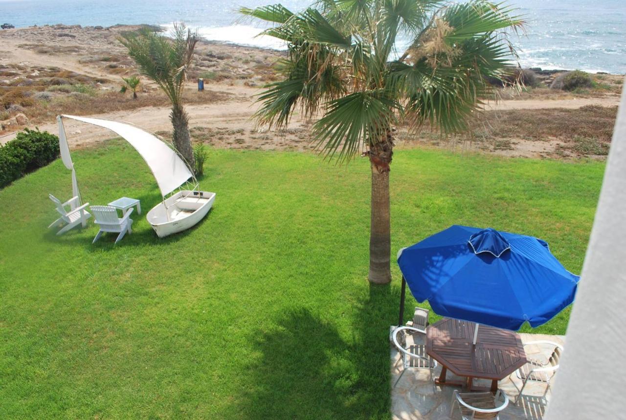 Sea Front Villa, Heated Private Pool, Amazing Location Paphos 323 Kissonerga Buitenkant foto